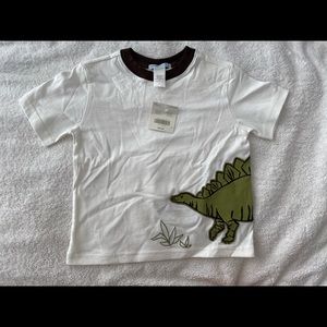 Janie and Jack Stegosaurus T-Shirt. Size 3T.
